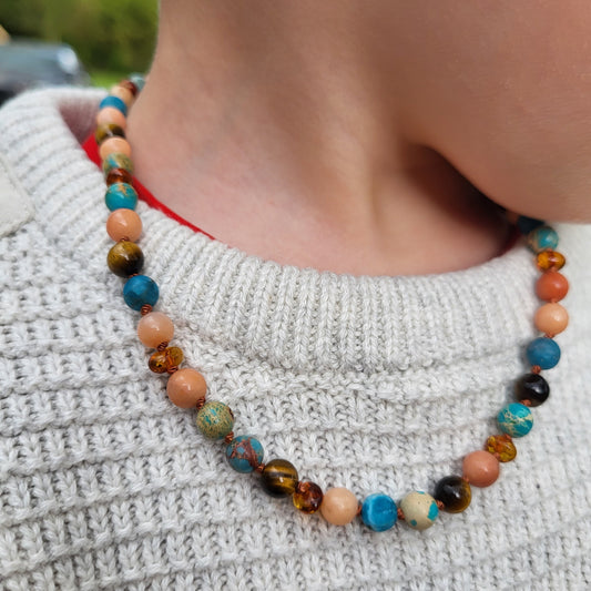 Baby-/ Kinderhalskette "Löwenpower"