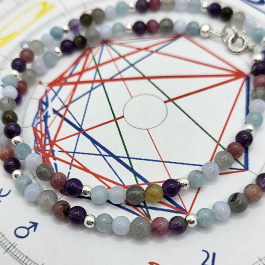 Astrologische Halskette für Erwachsene (4mm)