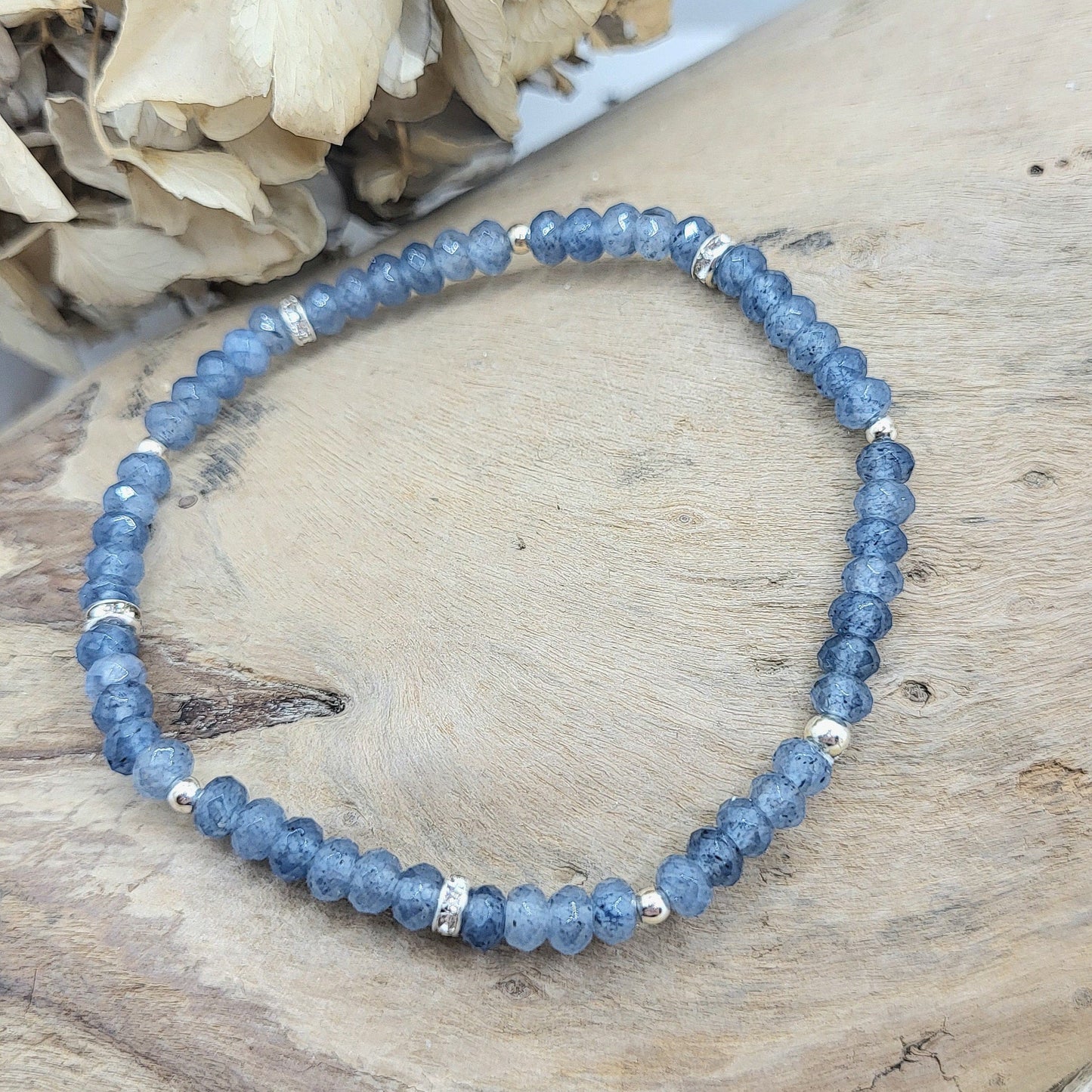 Armband Achat (4mm) Gr. S