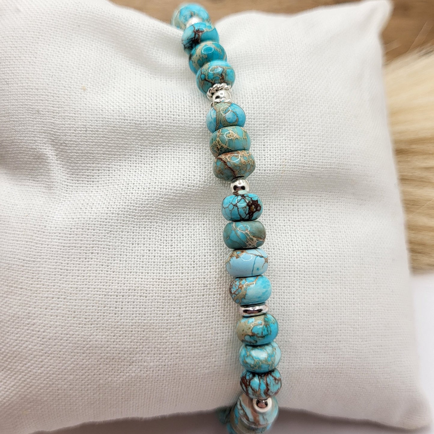 Armband Impressions Jaspis (6mm) Gr. S