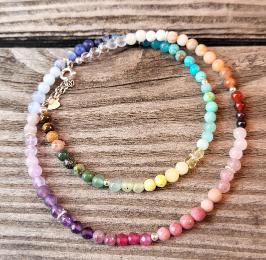 Kurze Halskette *Rainbow*