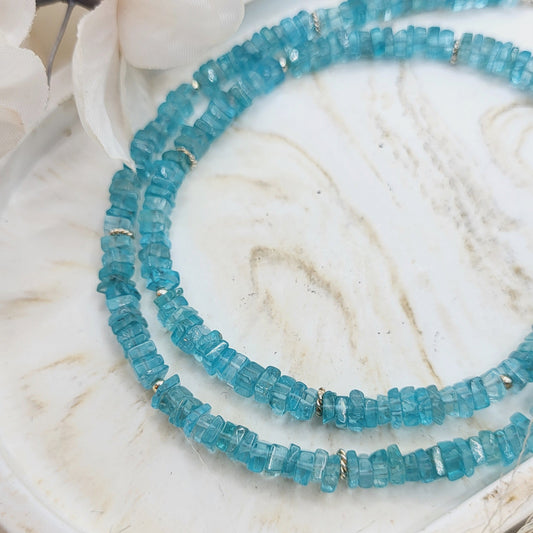 Kurze Halskette Apatit