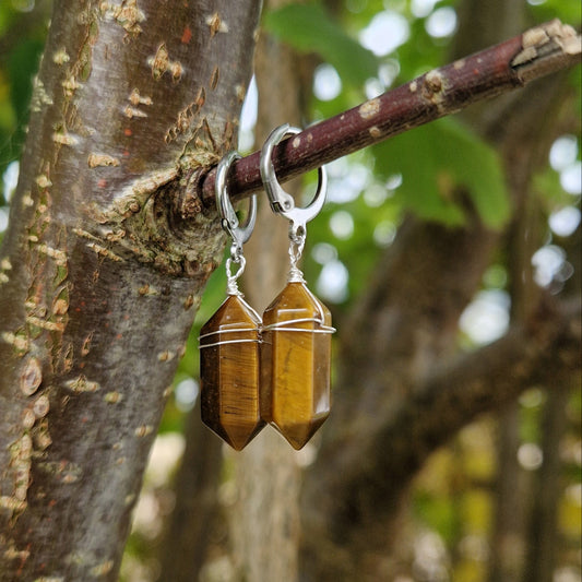 Ohrhänger Tigerauge