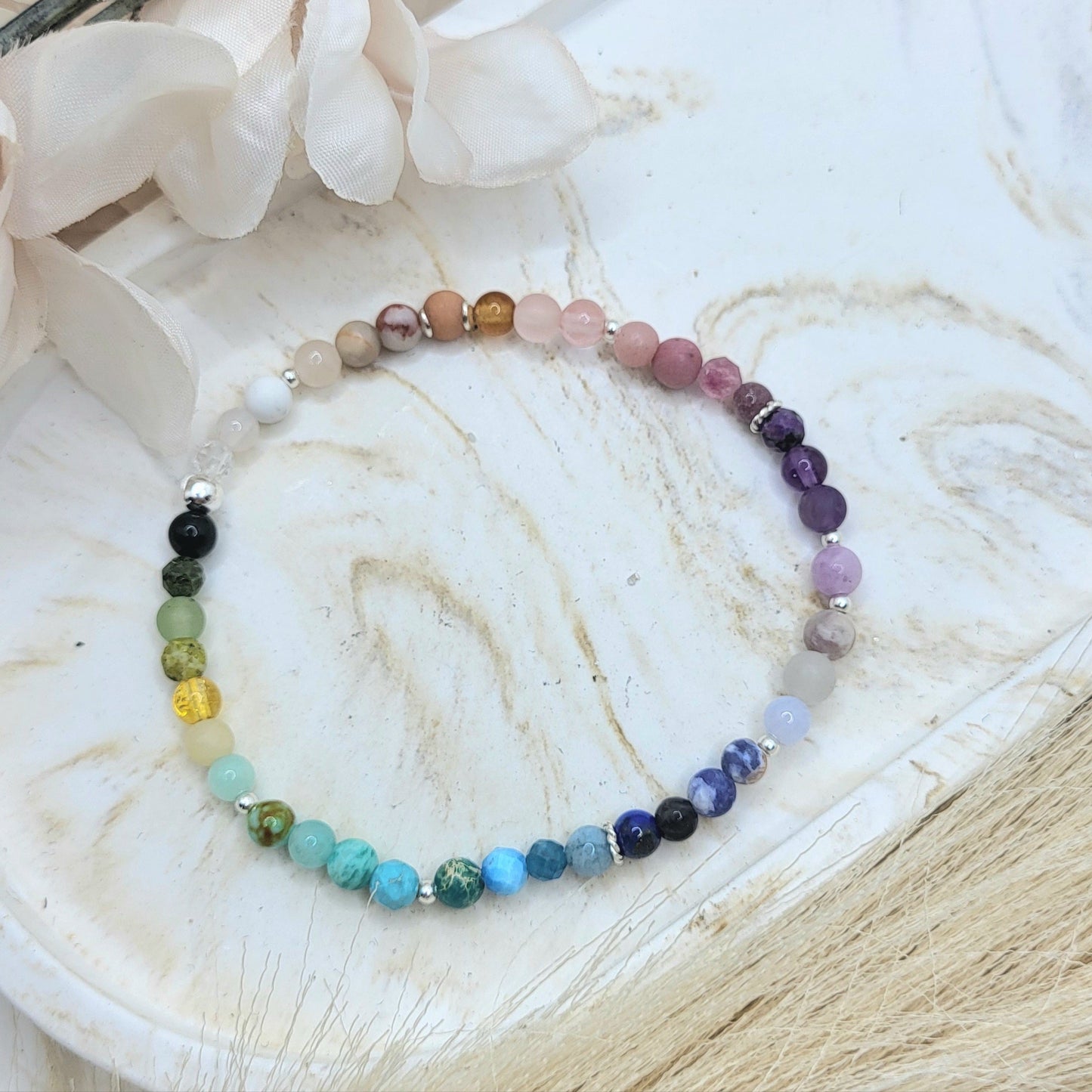 Armband *Rainbow* (4mm) silber
