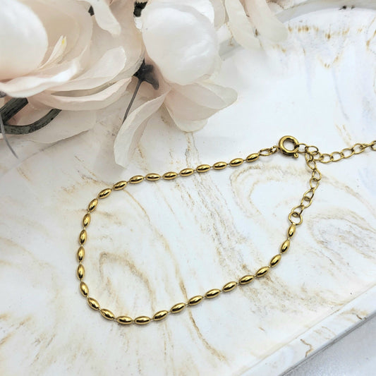 Armband Edelstahl vergoldet