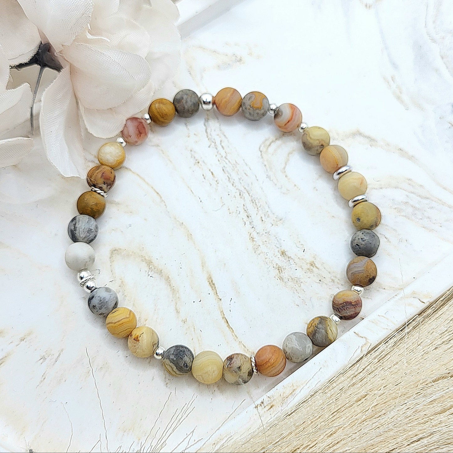 Armband Jaspis (6mm)