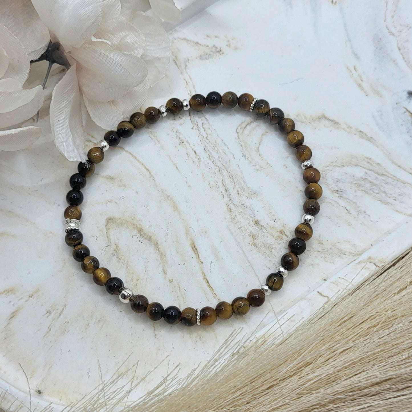 Armband Tigerauge (4mm)