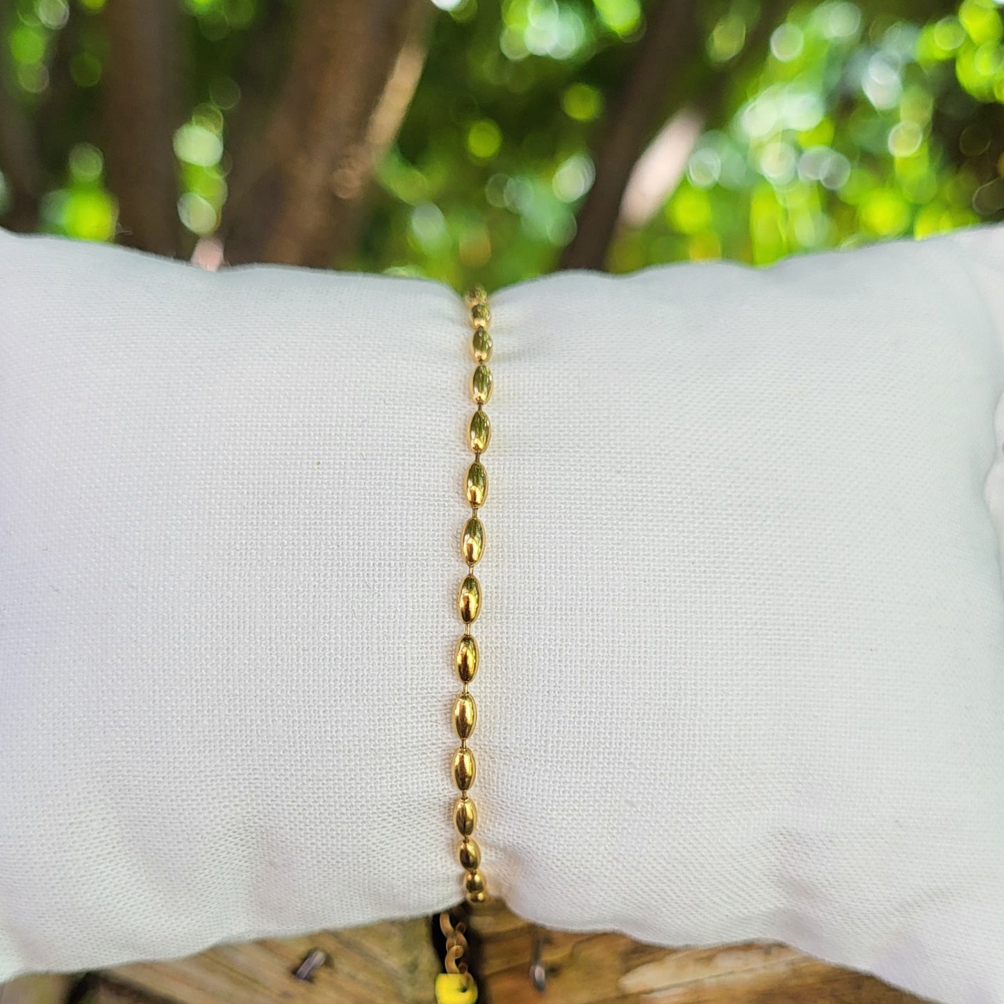 Armband Edelstahl vergoldet