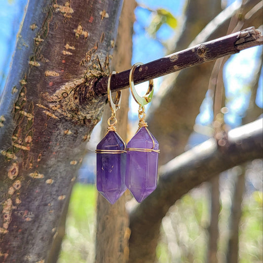 Ohrhänger Amethyst