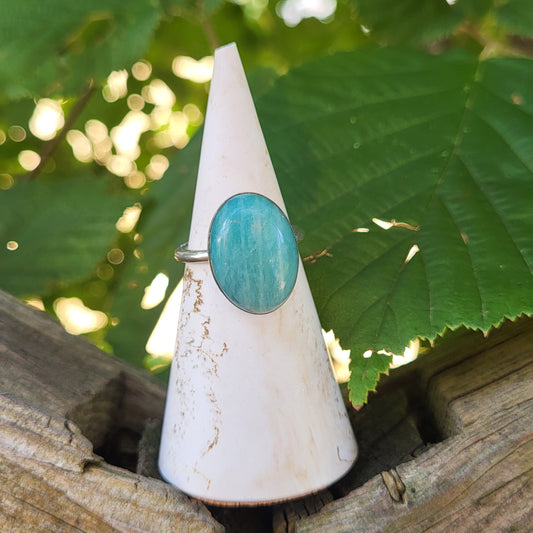 Ring Amazonit Gr. 56