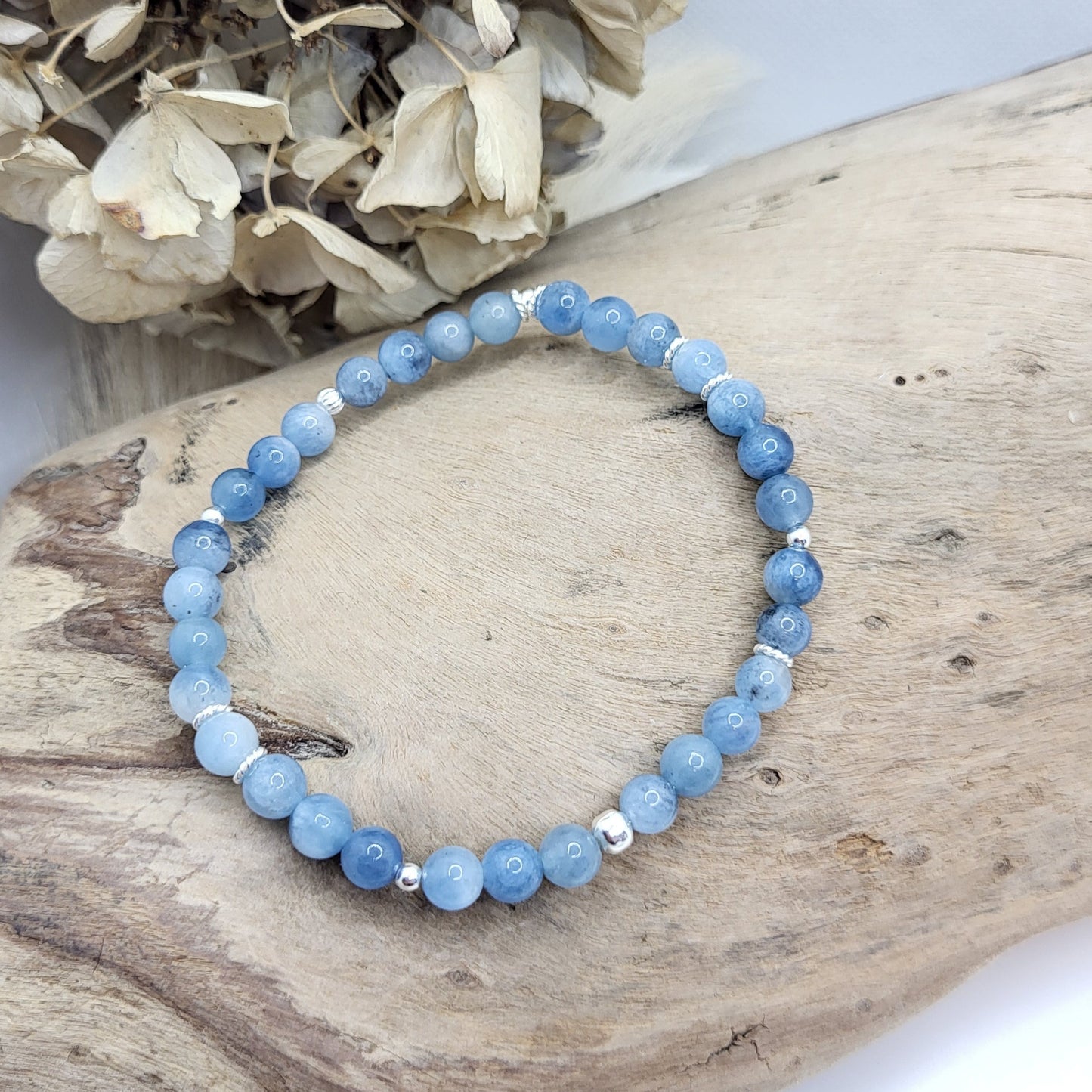 Armband Aquamarin (5mm)