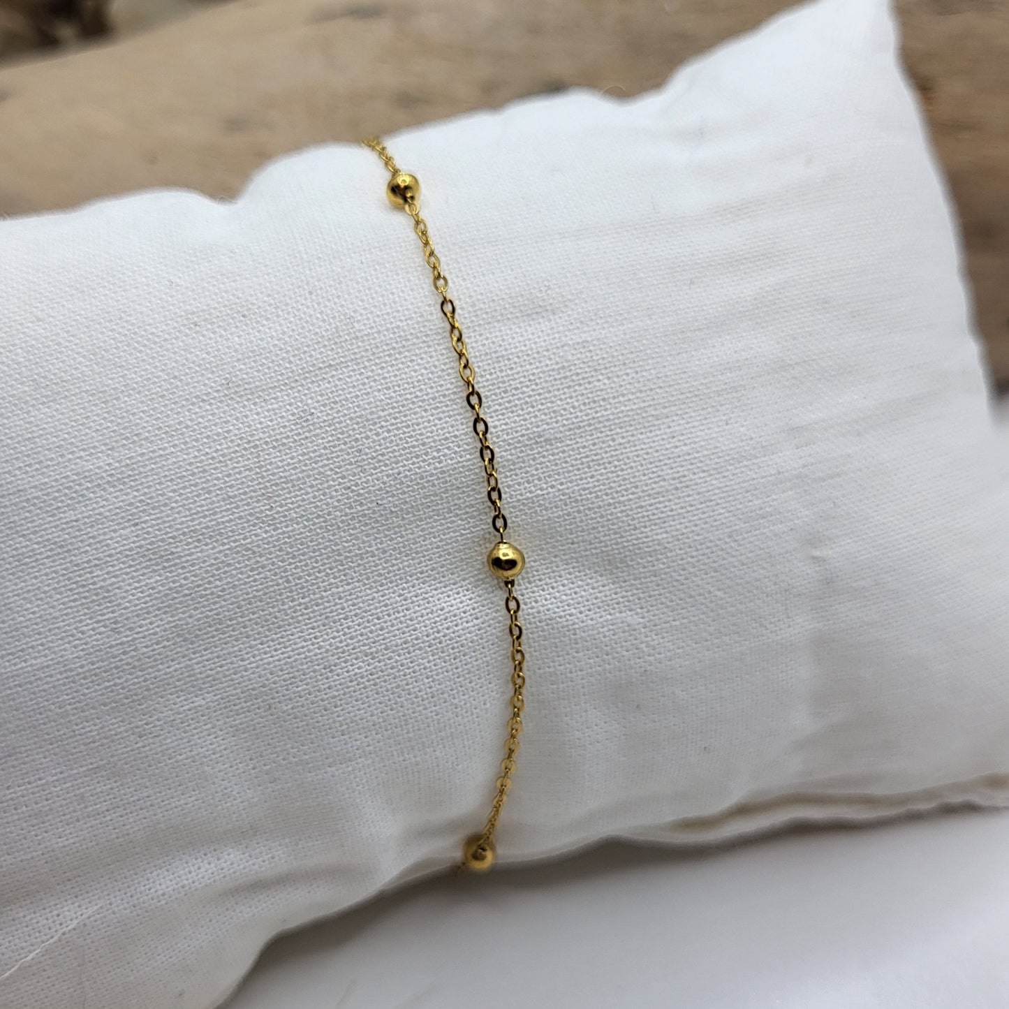 Armband Edelstahl vergoldet