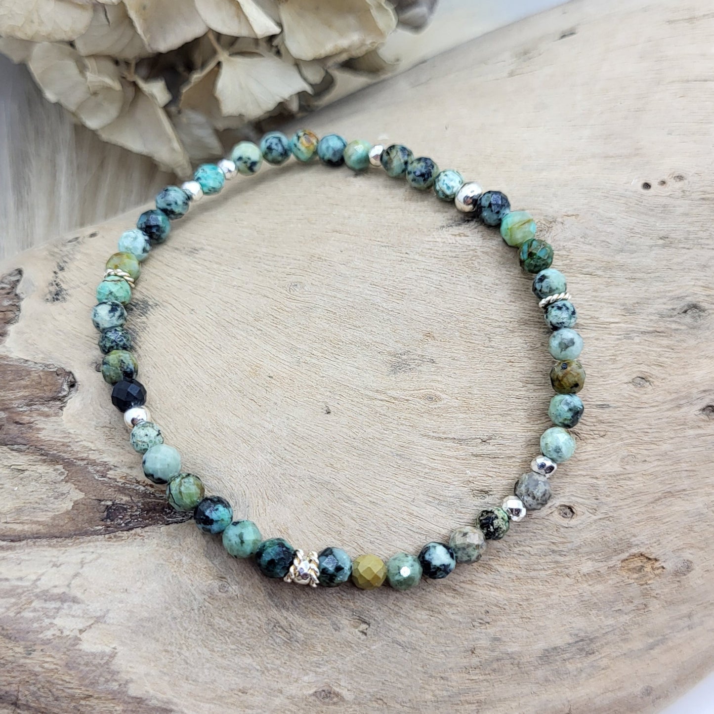 Armband afrikanischer Türkis fac. (4mm)