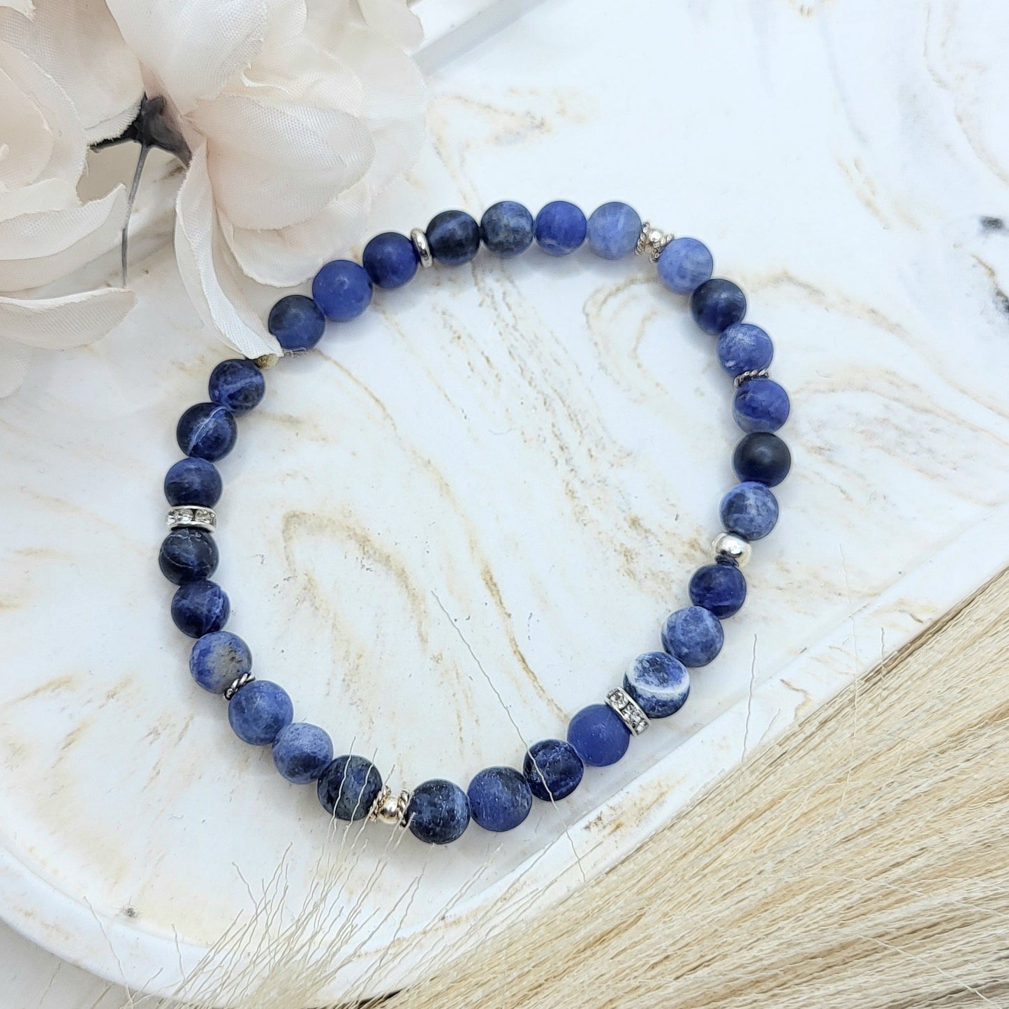 Armband Soldalith matt(6mm)