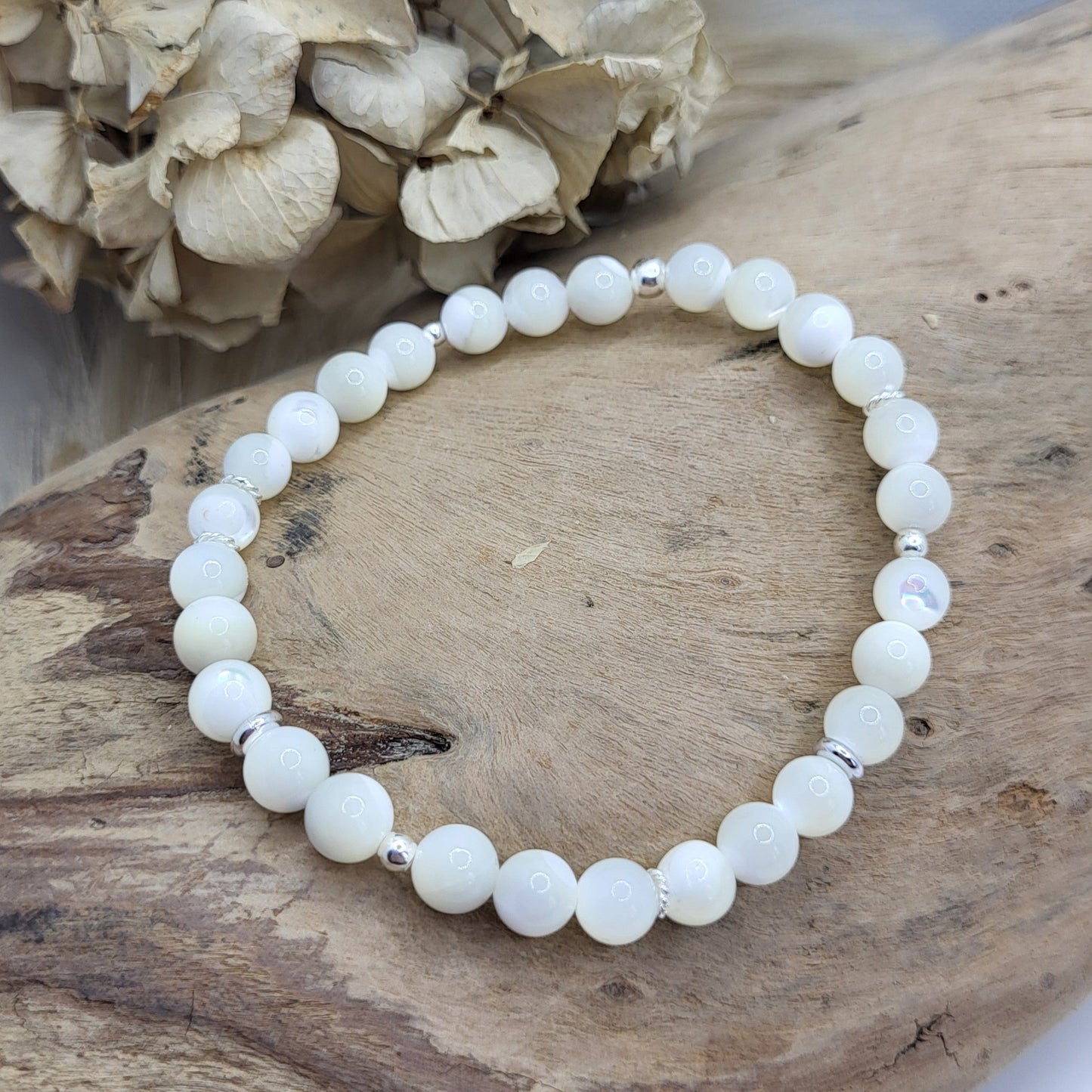 Armband Perlmutt (6mm)