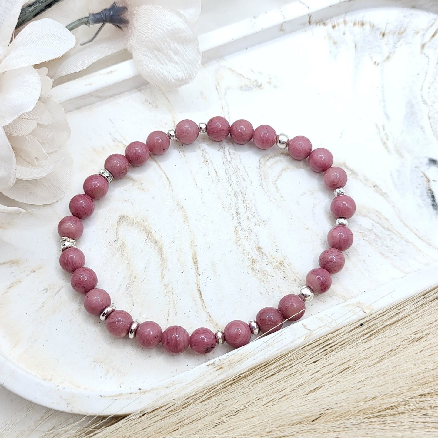 Armband Rhodonit (6mm)