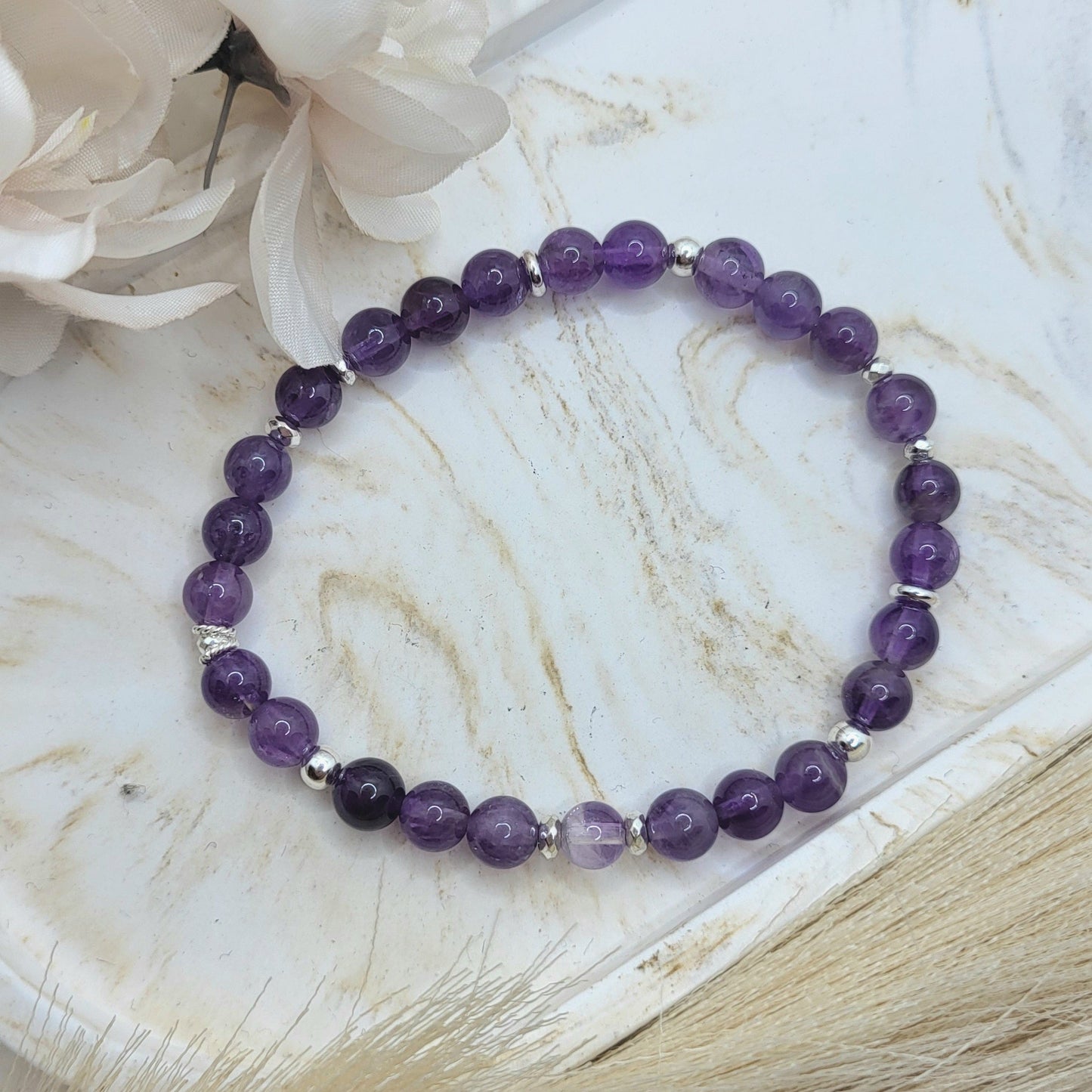 Armband Amethyst (6mm)