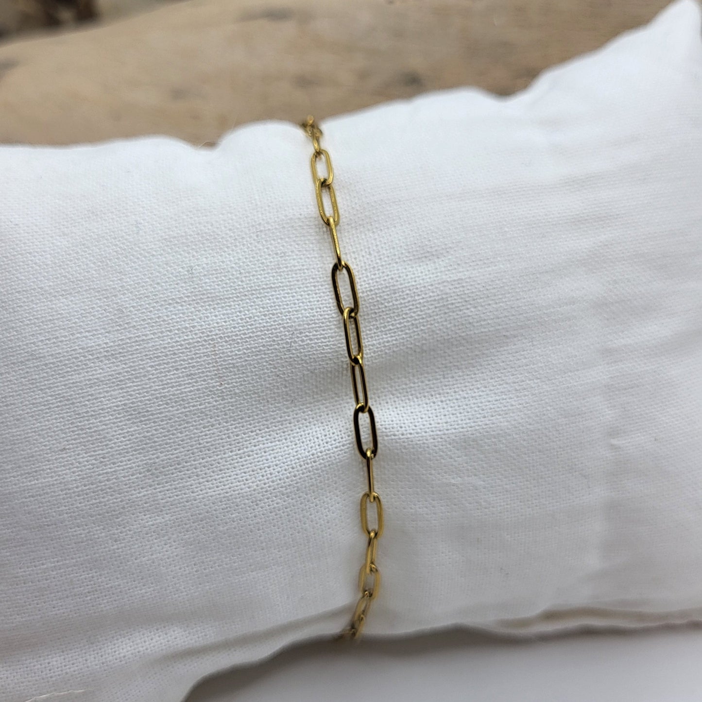 Armband Edelstahl vergoldet