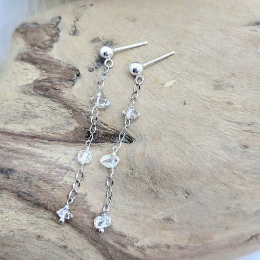 Ohrringe Bergkristall