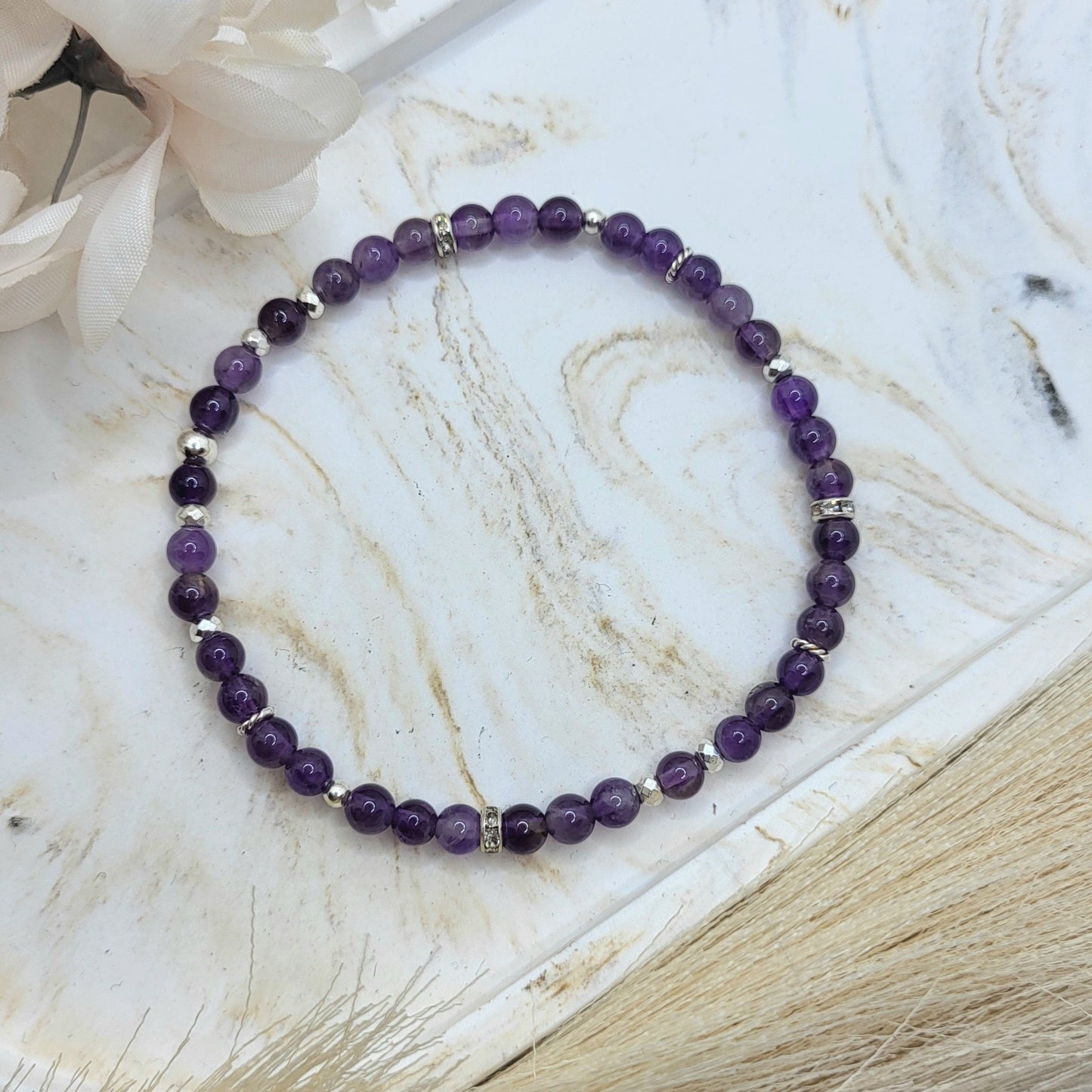 Armband Amethyst (4mm)