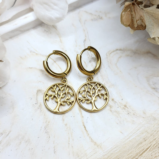 Creolen Lebensbaum vergoldet