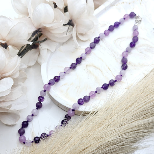 Kinderhalskette Amethyst
