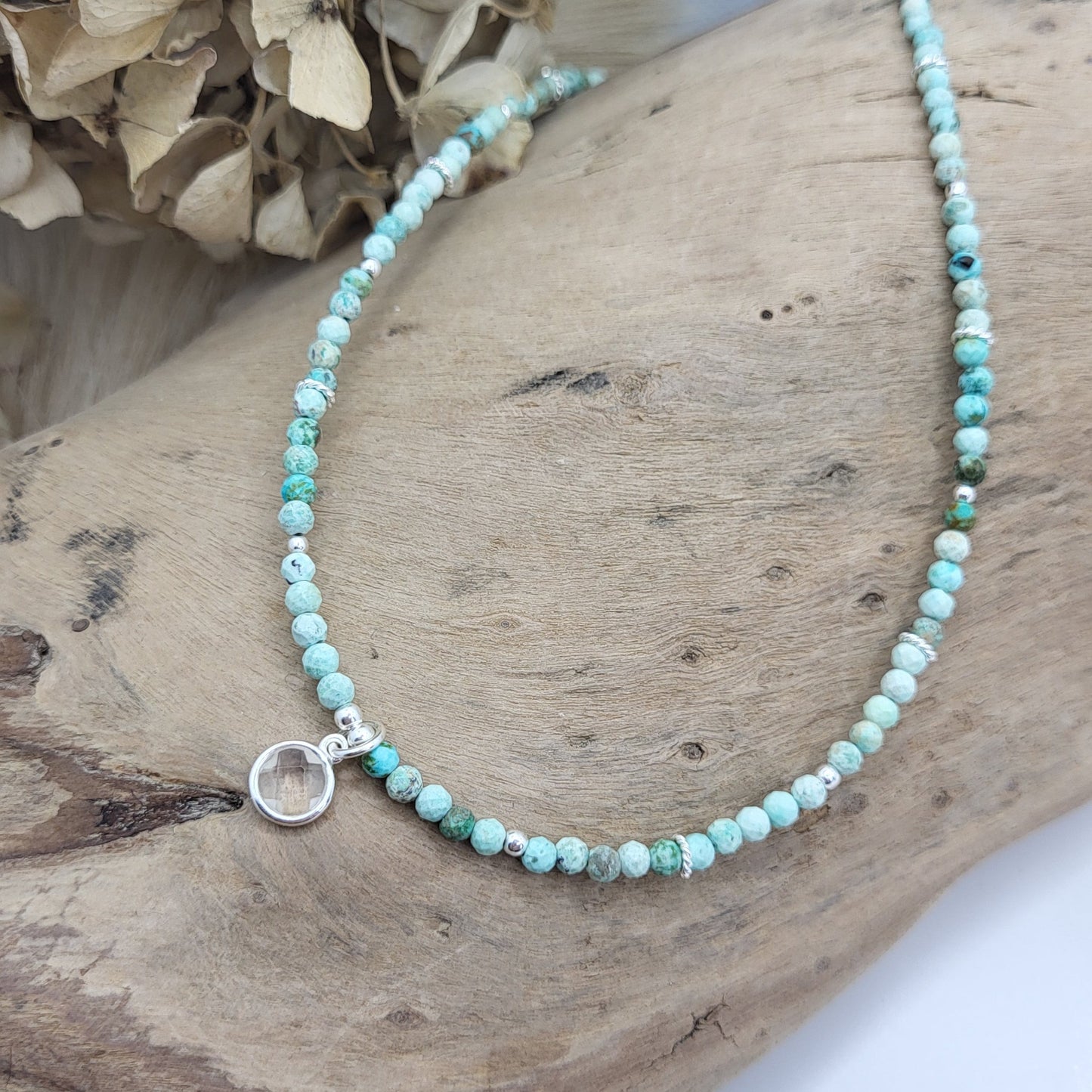 Halskette peruanischer Türkis (3mm)