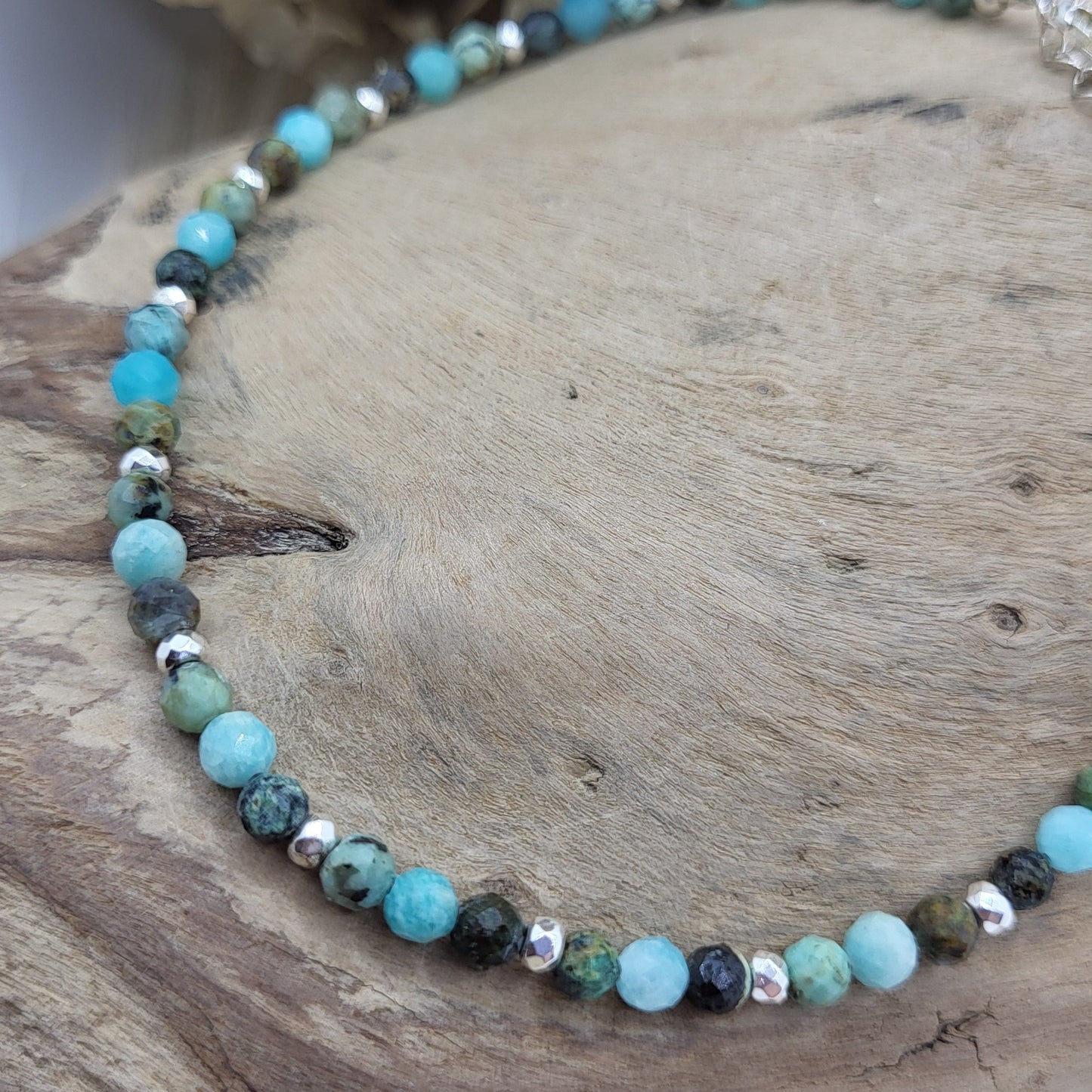 Fusskette Türkis / Amazonit