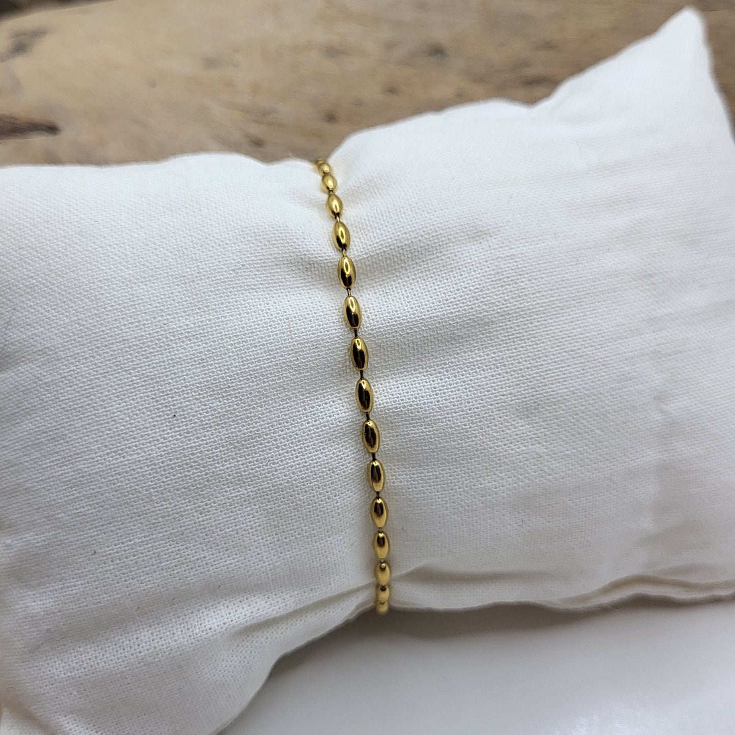 Armband Edelstahl vergoldet