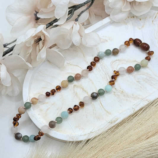 Baby-/Kinder Sternzeichenhalskette "Krebs"