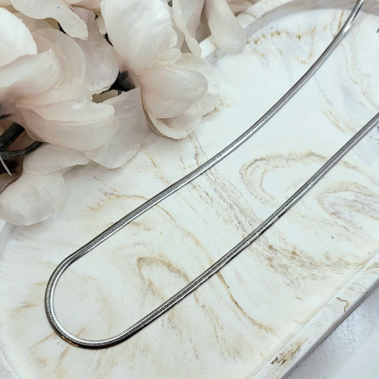 Halskette Snake 2,3mm silber oder vergoldet