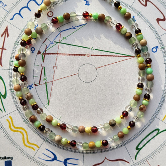 Astrologische Halskette für Erwachsene (4mm)