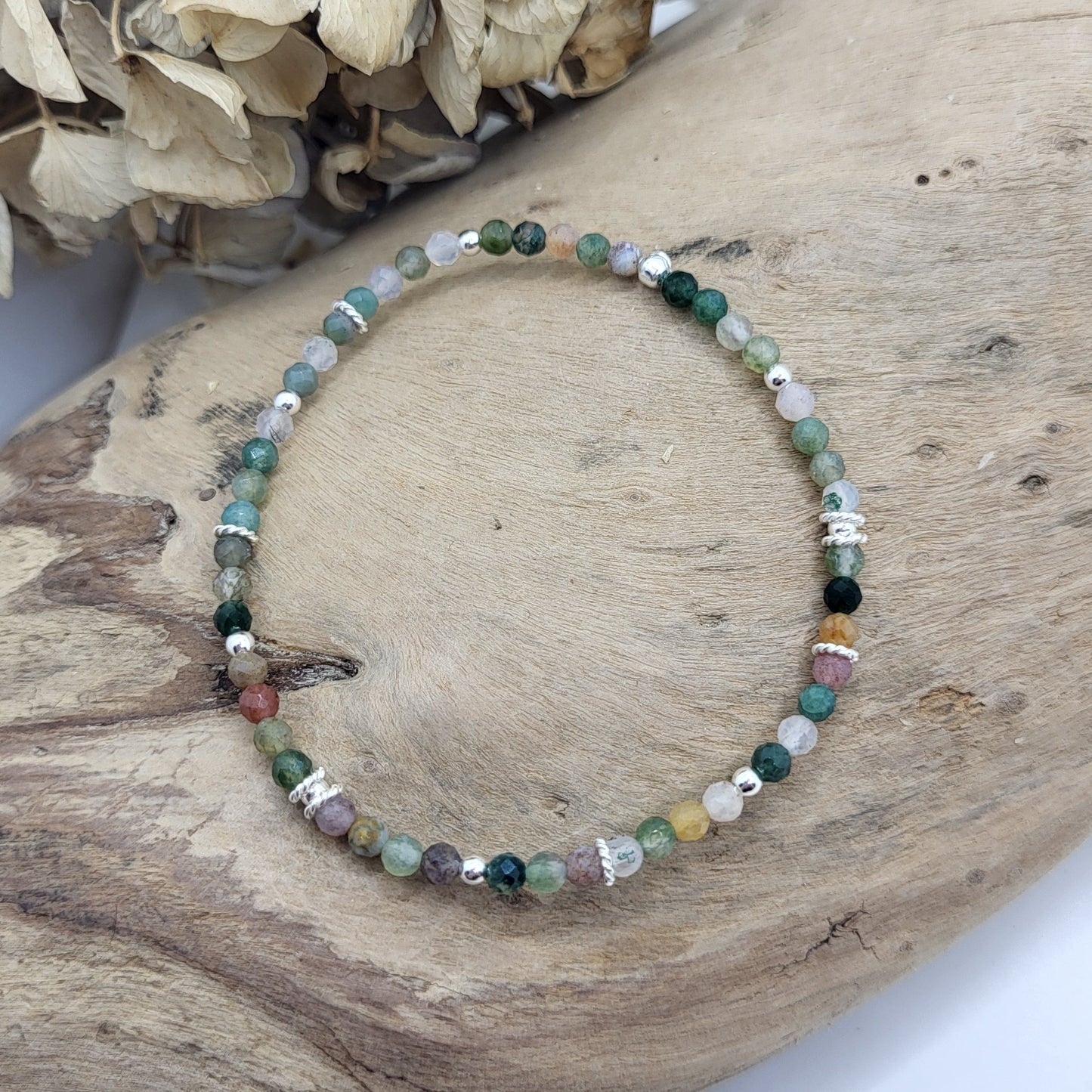 Armband Moosachat Gr. S