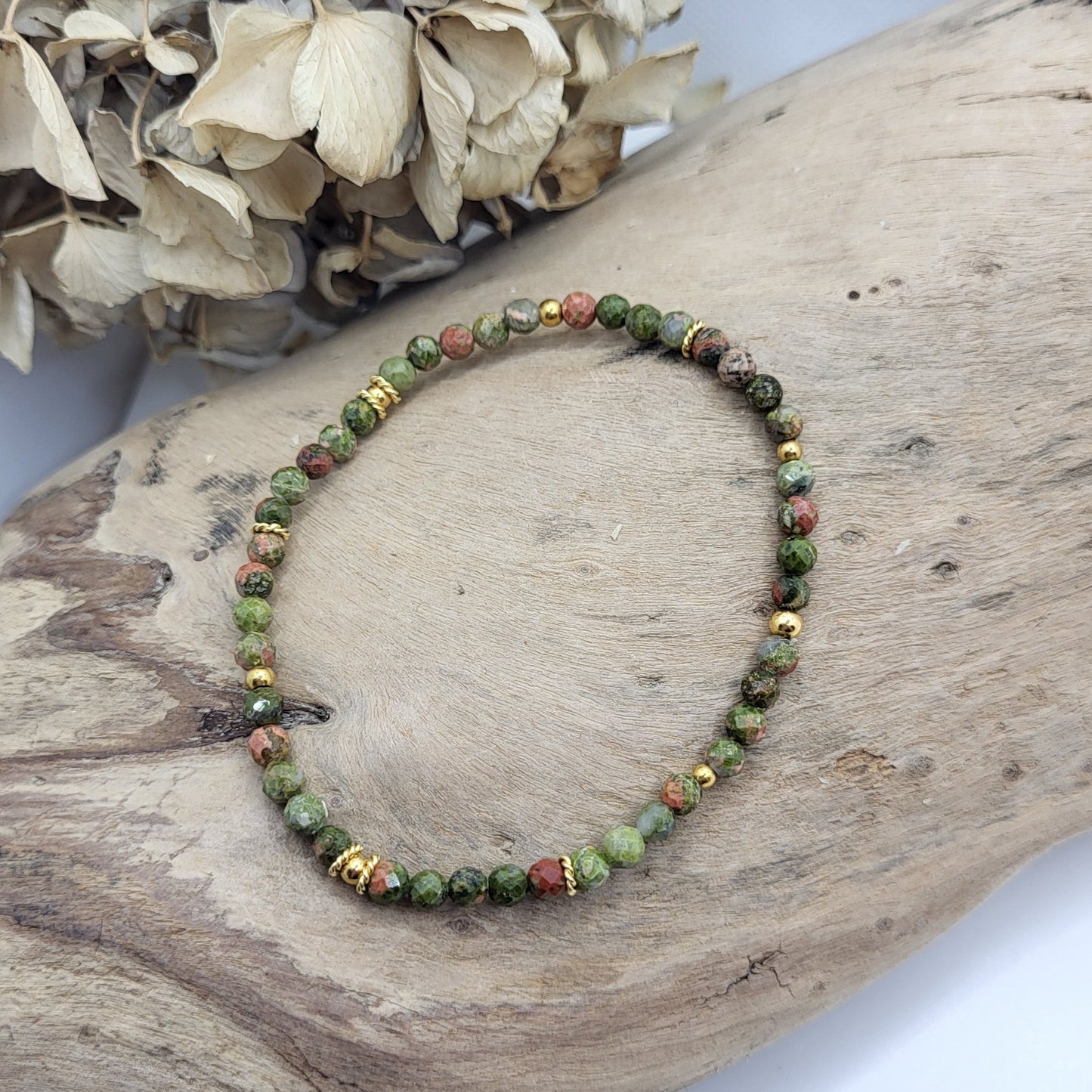 Armband Unakit vergoldet (3mm)