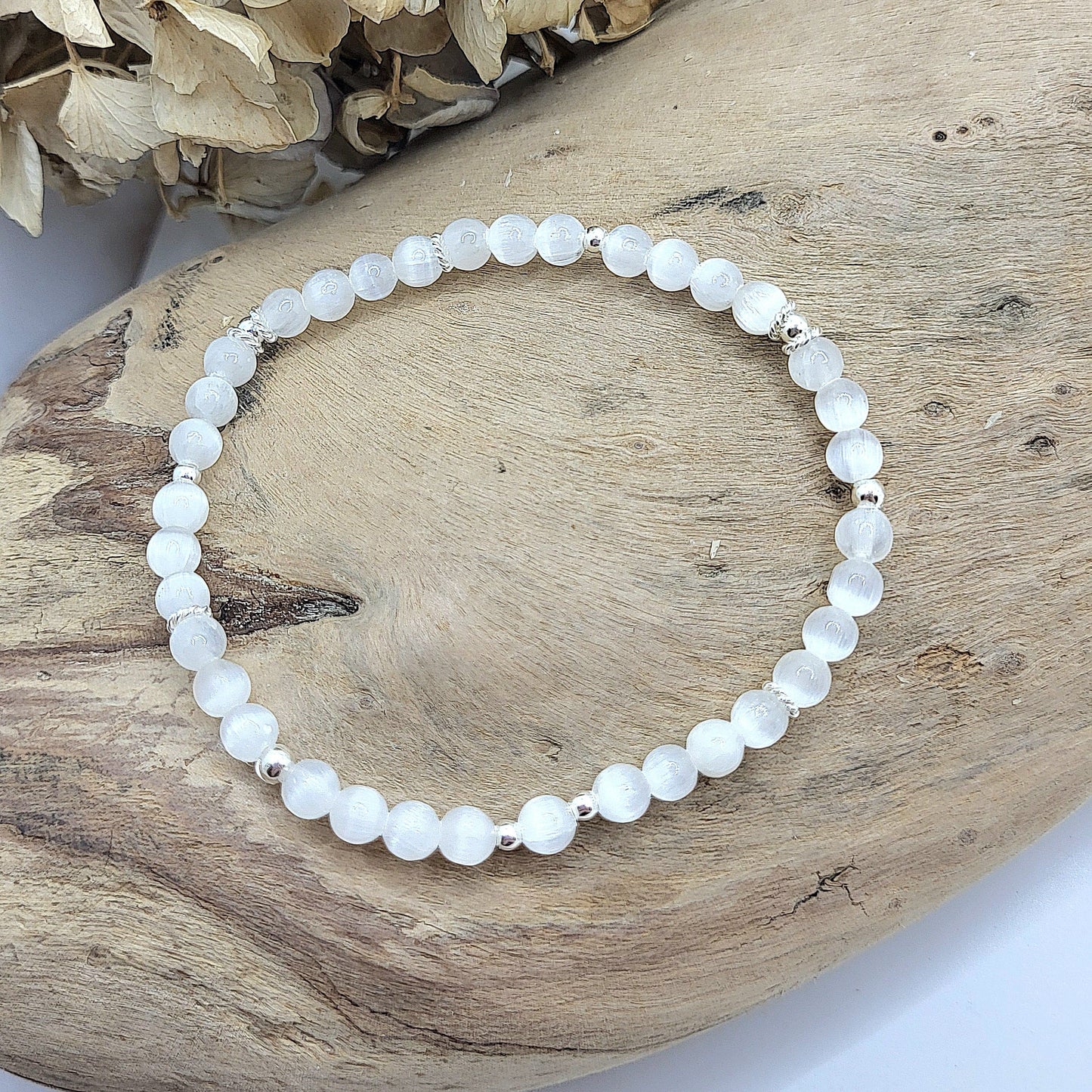 Armband Selenit (4mm)