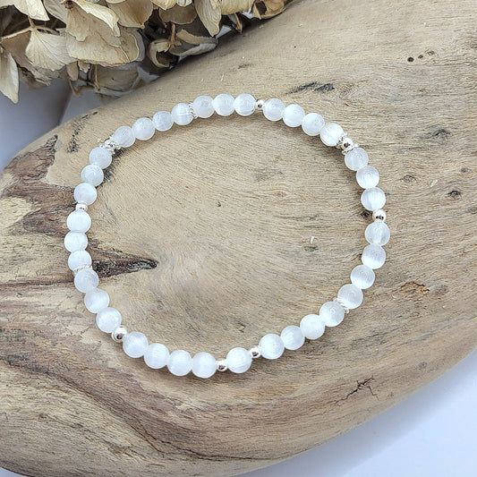Armband Selenit (4mm)