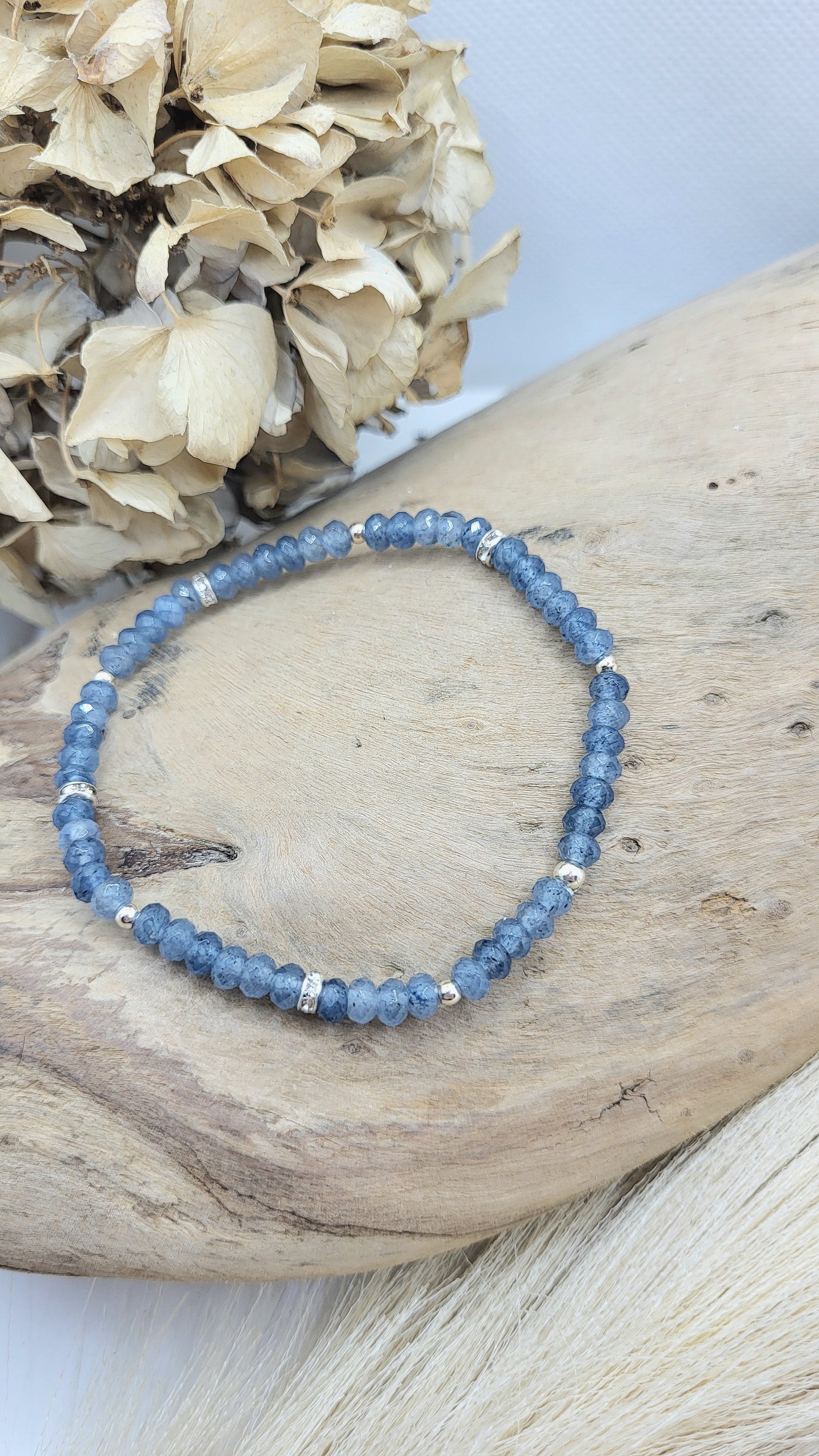 Armband Achat (4mm) Gr. S