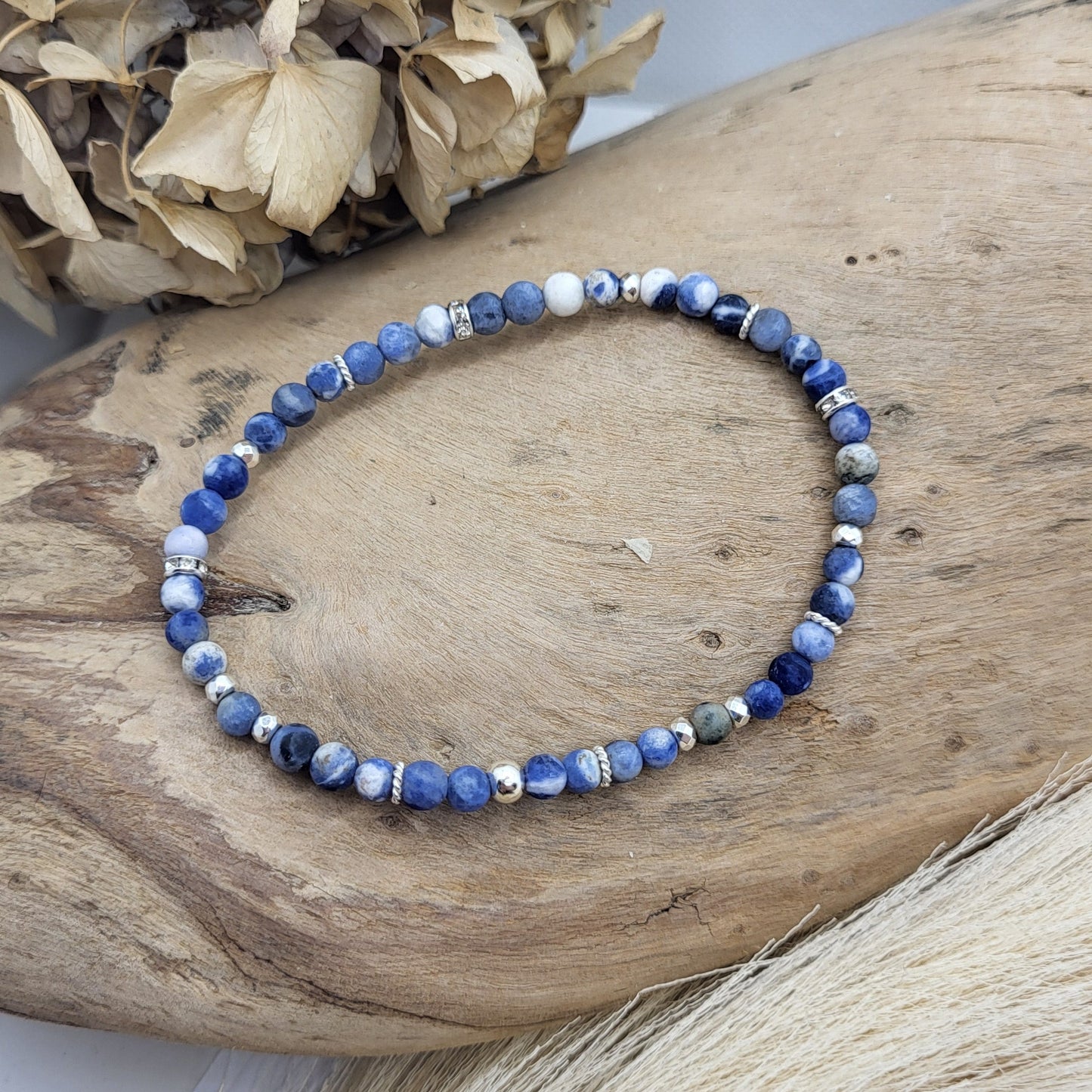 Armband Sodalith matt (4mm)