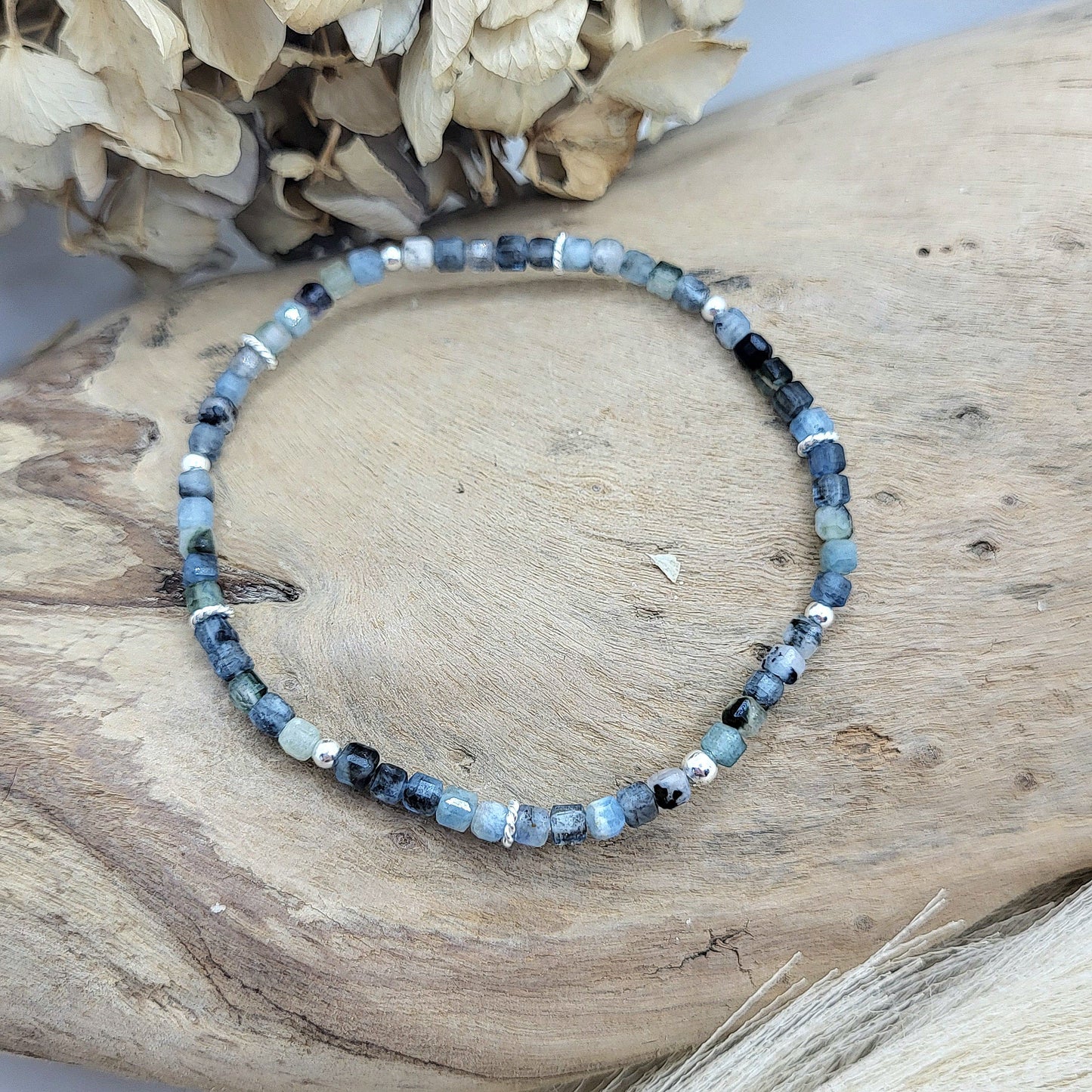 Armband Aquamarin (3mm)