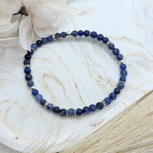 Armband Sodalith (4mm)