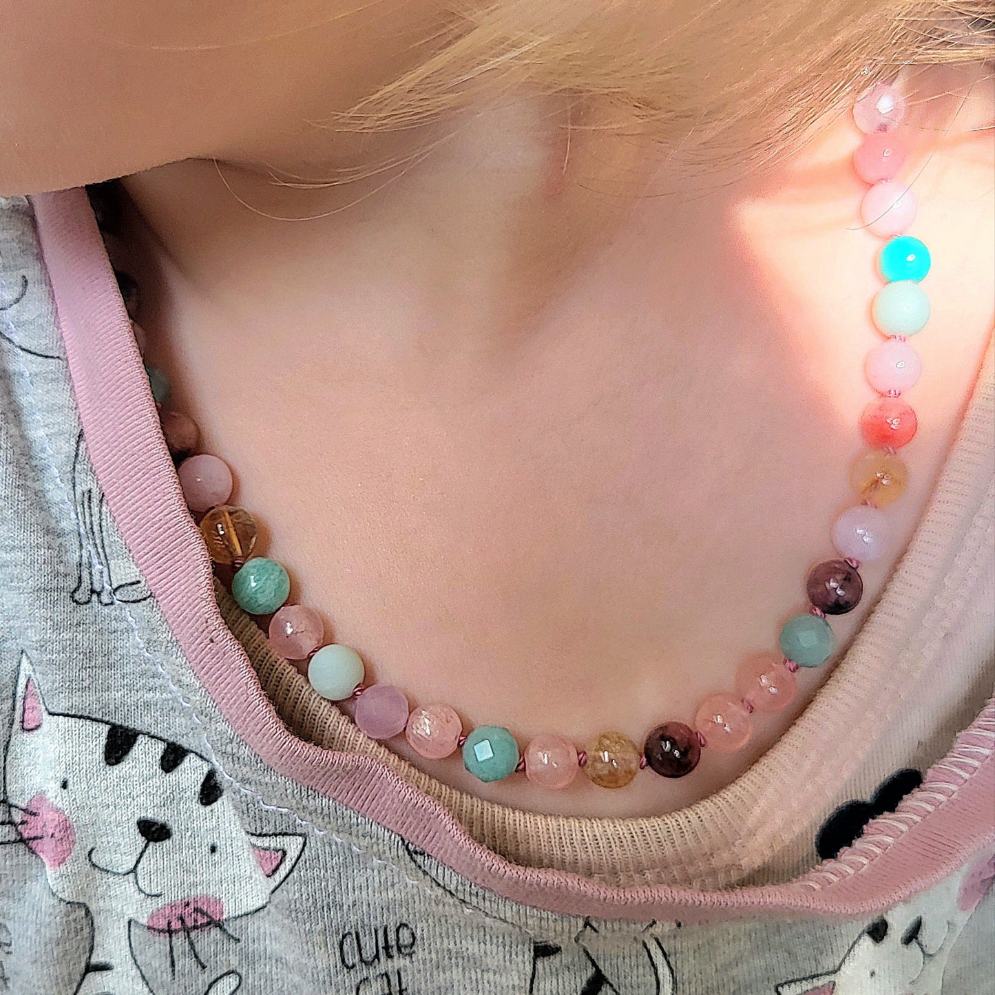 Baby-/ Kinderhalskette *Harmonie & Herzensenergie*