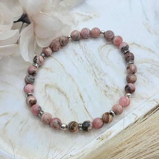 Armband Rhodochrosit (6mm)
