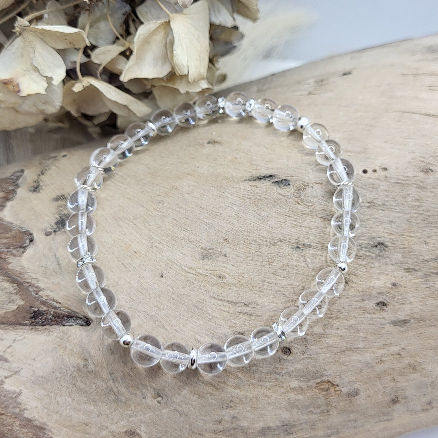Armband Bergkristall (6mm)