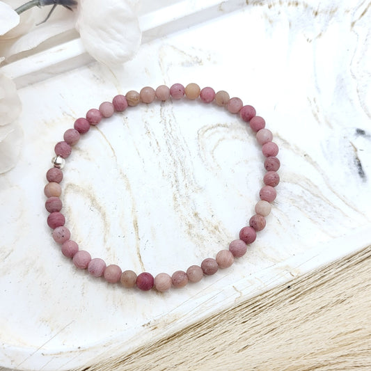 Armband Rhodonit *Simply* (4mm)