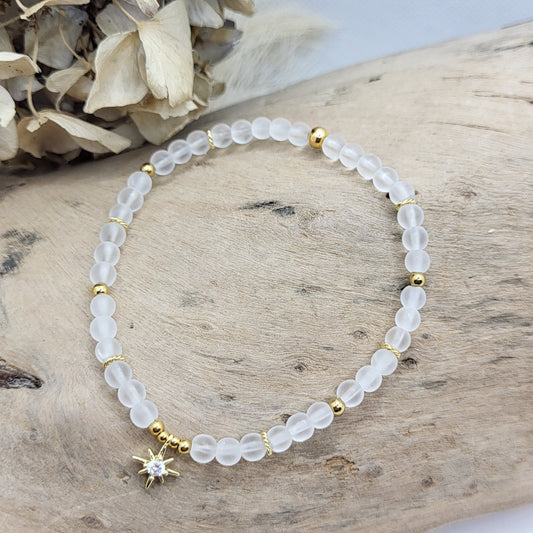 Armband Bergkristall (4mm)