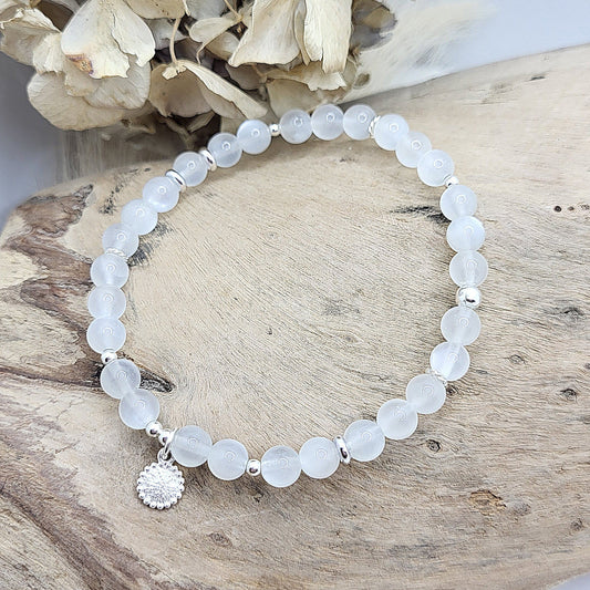Armband Mondstein (6mm)