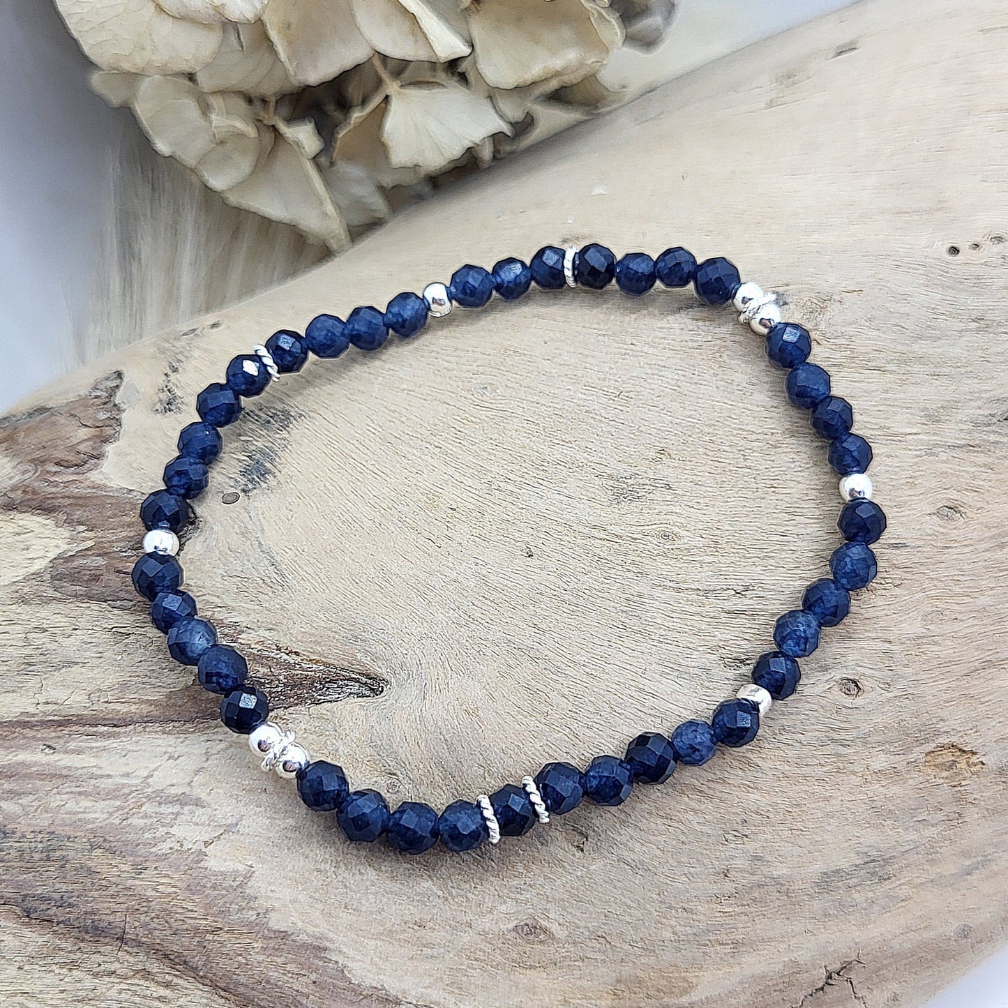 Armband Saphir fac. (4mm)