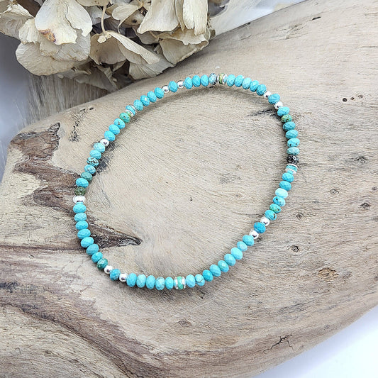 Einzelstück Armband Türkis Gr.S  (3mm)