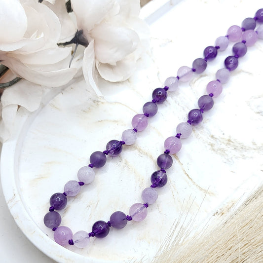 Kinderhalskette Amethyst