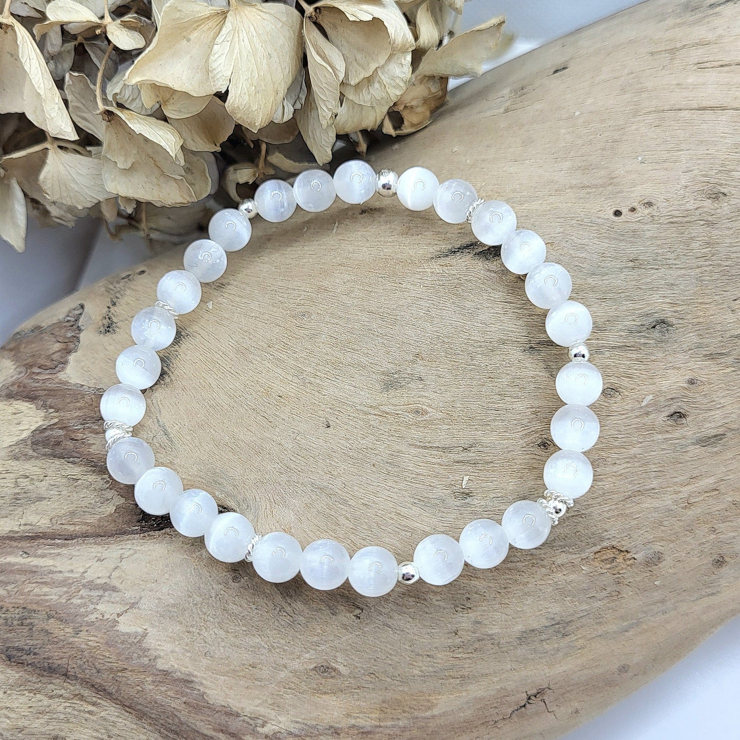 Armband Selenit (6mm)